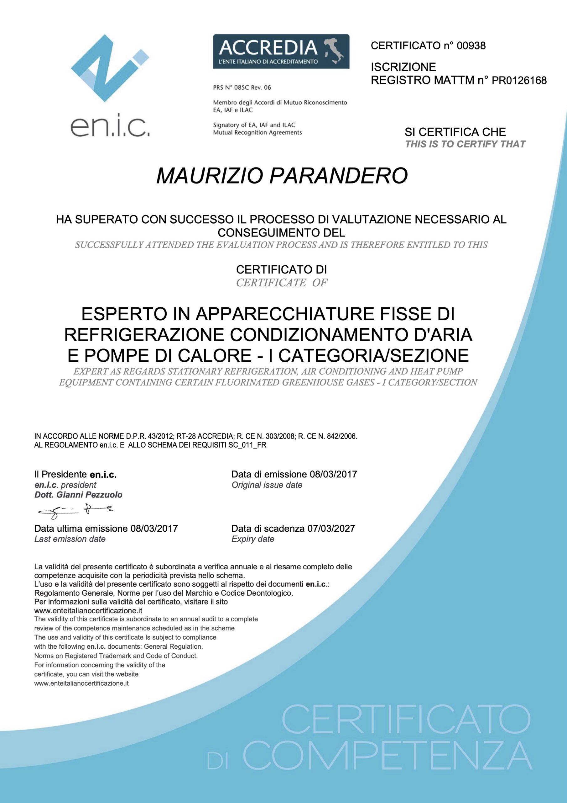 certificazione-accredia-mp-refrigerazione
